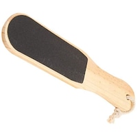 Picture of Minkissy Double-Sided Wooden Handle Pedicure Scrubber