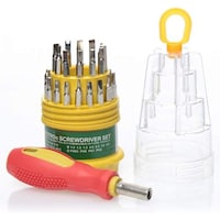 Picture of Hylan 31 in 1 Pocket Precision Screwdriver Set - Red & Yellow