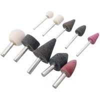 Picture of Hylan Abrasive Mounted Grinding Stone Rotary Tool Accessory - 10 pcs