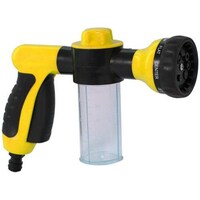 Picture of Hylan Garden Water Hose Gun Sprayer with Soap Dispenser - Yellow and Black