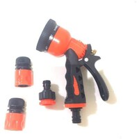 Picture of Hylan Garden Hose Nozzle Spray Gun - Orange & Black