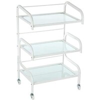 Picture of Viya 3 Layer Salon Hairdressing Trolley - Natural