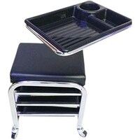 Picture of Viya Professional Hair Dressing Stool with Adjustable Footrest