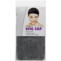 Picture of Blisstime Mesh Netted Wig Cap - Pack of 3, Black