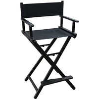 Picture of Aluminum Lightweight Makeup Chair - Black