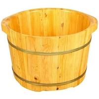 Picture of Lizhiqiang Wooden Pedicure Bowl - Brown