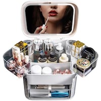 Picture of Seemo Multifunctional Makeup Organizer - White