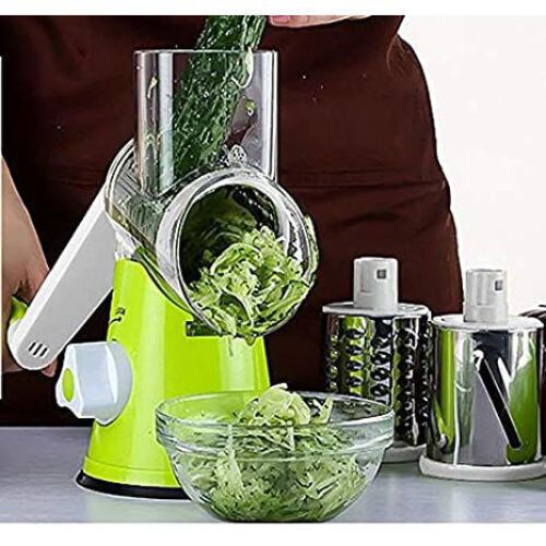 Shop Manual Fruits and Vegetables Cutter, Green & Silver | Dragonmart ...