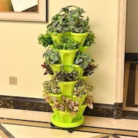 Picture of Hylan 6-Layer Three-Dimensional Stackable Strawberry Planter - Green