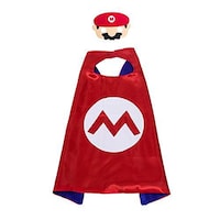 Picture of Gaoshi Kids Reversible Mario Super Hero Cape with Mask