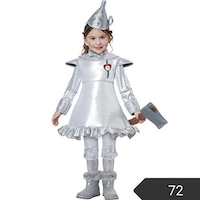 Picture of Gaoshi Wizard of Oz Tin Man Hoodie Dress Costume for Girls