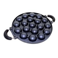 Picture of Lihan Nonstick Takoyaki 19 Cavities Meat Balls Pan, Black - 28 x 3cm