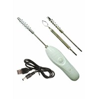 Picture of Lihan Electric Vegetable Corer with Two Stainless Steel Drill - White