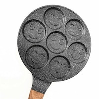 Picture of Lihan Non-Stick Emoji Pancake Mold with Non-Slip Handle