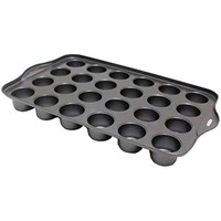 Picture of Lihan Laying Non-Stick Deluxe 24 Mini Cheesecake Pan, Black