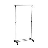 Picture of Adjustable Extendable Single Pole Clothes Rack - Sliver
