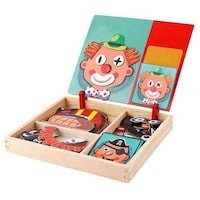 Picture of UKR All in One Dressing Faces Puzzle Set - Multicolour