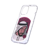 Picture of SAA iPhone 12 Pro Max Sheikh Zayed Silicone Case, 6.7 in, Transparent