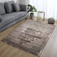Picture of Qasr Al Sajad Miami Florence Soft Turkish Carpet 5301A KGRI/GR - Beige