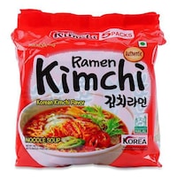 Picture of Samyang Ramen Kimchi Noodle Soup Spicy Flavour, 5 Pieces, 600g