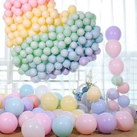 Picture of Jjone Pastel Latex Party Balloons - 10 Inches, Pack of 100 pcs