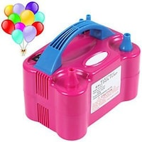 Picture of Two Nozel Air Blower Electric Balloon Inflator Pump - Multicolour