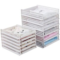 Picture of Rziioo Stackable Detachable Shelves Wardrobe Storage Organizer