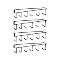 Picture of Skeido Multifunctional Cupboard Hanging Hook Rack - Pack of 4 pcs