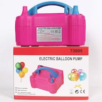Picture of Electric Inflatable Balloon Air Pump - 73005, Pink, 220 V