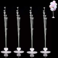 Picture of MDINC Adjustable Balloon Stand Arch Kit for Decoration - Silver, 4 pcs