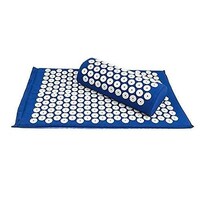 Picture of Acupuncture Yoga Mat with Cushion Massage Pillow - Blue Color