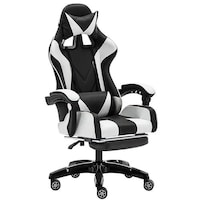Picture of NAR Adjustable PU Leather Gaming Chair with Footrest