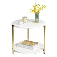 Picture of EHP Modern Sofa Side Table, White