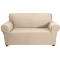 Picture of Moonmen Stretch Anti-Slip Soft Sofa Couch Cover