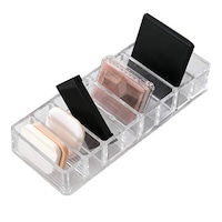 Picture of Seemo 8 Slotted Acrylic Compact Makeup Organizer - Clear