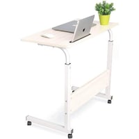 Picture of Beone Adjustable Stand Desks, White Maple, 60 x 40cm