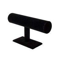 Picture of Beauenty Velvet Hovering T-Bar Jewellery Stand, Black