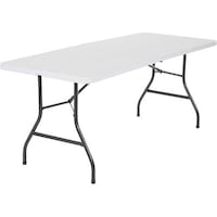 Picture of DYH Centerfold Folding Table, 6 Feet, White