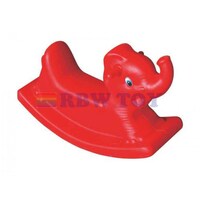Picture of Rainbow Toys Kids Rocking Elephant Shape Seesaw, RW-16373, Red