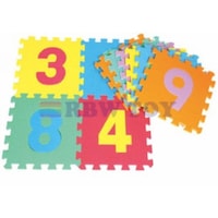 Picture of Rainbow Toys Kids Safety Soft Play Number Mats, RW-18802, Multicolour