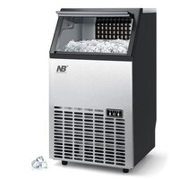 Picture of NB North Bayou Stainless Steel Commercial Ice Maker, Silver, 45 Kg