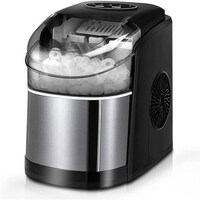 Picture of NB North Bayou Compact Ice Cube Maker for Home, Grey and Black, 12 Kg