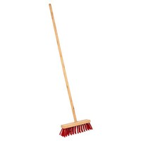 Picture of Moonlight Hard Bristles 4 Row Broom, 30cm, Red