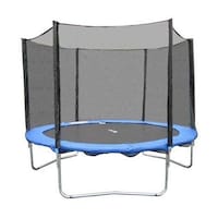 Picture of ZTM Kids Trampoline with Safety Net, Multicolor, 6 Feet