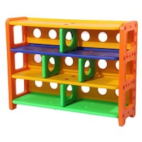 Picture of Ideal Trading Multi-functional 3-Tier Rack Organizer for Kids, Multicolor