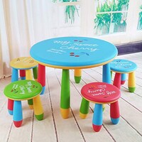 Picture of ONT Colourful Stool Chair & Table Set for Kids