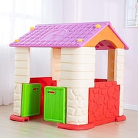 Picture of Xiangyu Indoor or Outdoor Plastic House, Pink, B08MKV4HX7