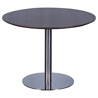 Picture of Huimei Round Meeting Table, Brown, BT-100