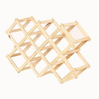 Picture of Lingwei Classical Folding Wine Rack for 10 Bottles