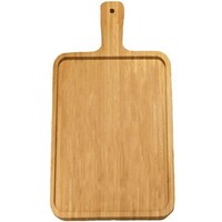 Picture of Lingwei Bamboo Cheese Board Tray with Handle, 40x24cm, Beige